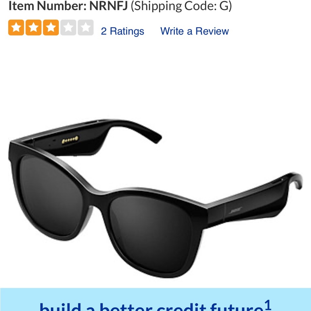 Bose headphone sunglasses